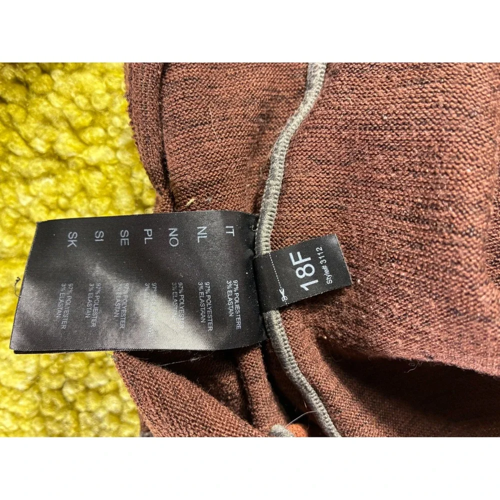 Kuhl Revel 1/4 Zip Pullover Mens Large‎ Rust Brown Heathered Sweater 3112